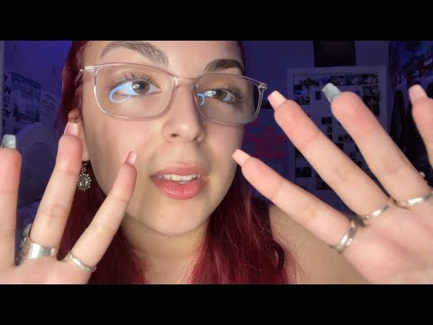 ASMR | inspecting you/the camera (camera tapping, chaotic personal attention)