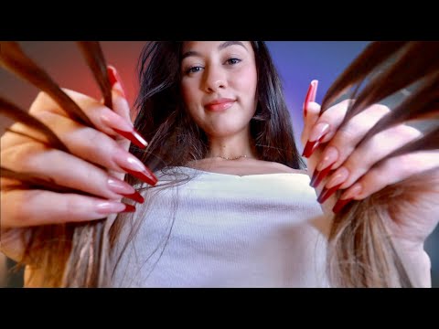 ASMR Playing With Your Hair Until You Fall Asleep 😴 (Real Hair Play + Attention)