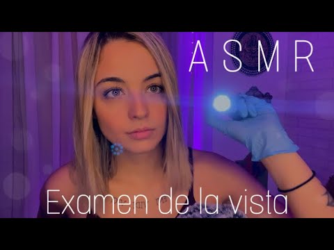 ASMR ROLEPLAY EXAMEN DE LA VISTA 👁🩺 | ASMR ESPAÑOL