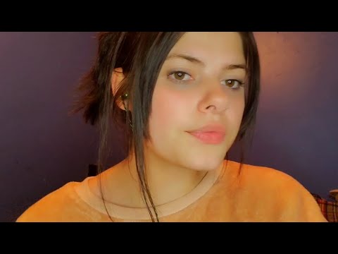 Asmr~ Eating, tapping, Lens brushing, mouth sounds, Fabric Scratching