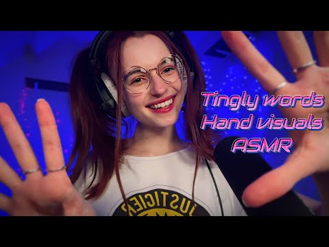 ASMR | Tingly words, Hand visuals , Mouth Sounds Fast and Aggressive for your Sleep