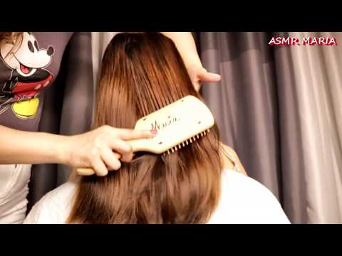 ASMR Hair Brushing Relaxing Sounds