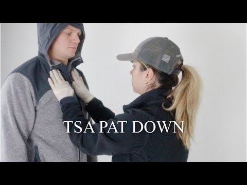 ASMR Real Person TSA Pat Down & Bag Check (FAST ASMR)