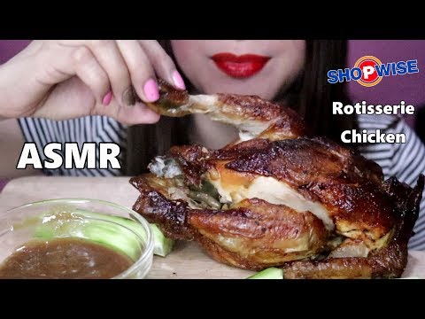 ASMR Rotisserie Chicken Eating No Talking | Hungry Bunny