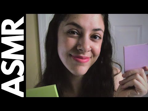 ASMR | Playing With Post-It Notes! (Page Flipping, Scratching, and Sticky Sounds)