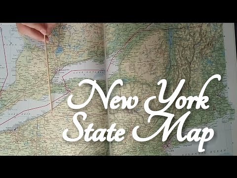 ASMR NY State Map (With Pointing)