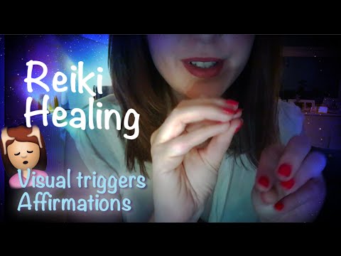 Reiki Energy Healing Roleplay *ASMR* 💆🏽Hand movements, affirmations, breathing, spa music