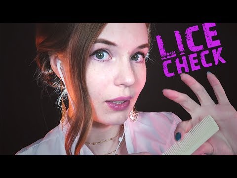 Extra Real ASMR Lice Check Doctor Role Play - Soft-Spoken, Scalp Massage, Brushing
