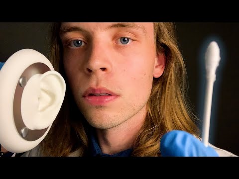 ASMR DEEP EAR CLEANING EXAM (Doctor Roleplay)