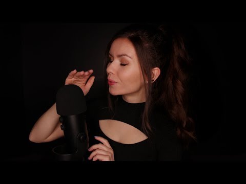 ASMR • Mic Blowing & Breathy Whispers 💨 With Tapping