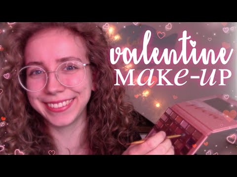 ASMR Toxic Friend does your Make-Up for Valentines Day 💘🌹 (Role-Play)