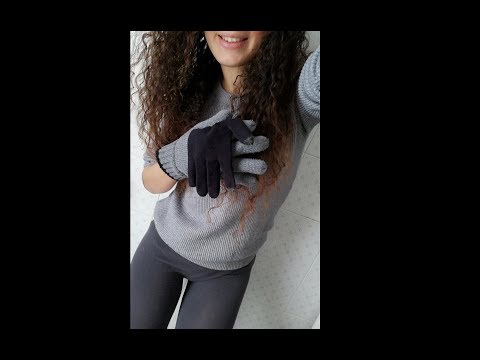 #SpecialAsmr - #Asmr - Gloves Sound 😍🧤 - Winter Gloves - Fan requests (Level 3)