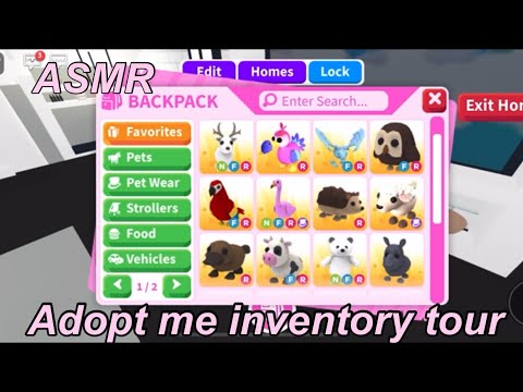ASMR| adopt me inventory tour