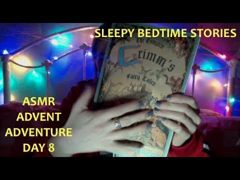 ASMR ADVENT DAY 8 🍄Fairytales For Bedtime🍄 (close and slow whispering)