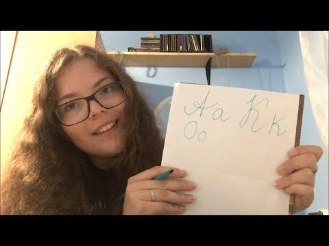 ASMR Learn The Russian Alphabet With Me ✍️
