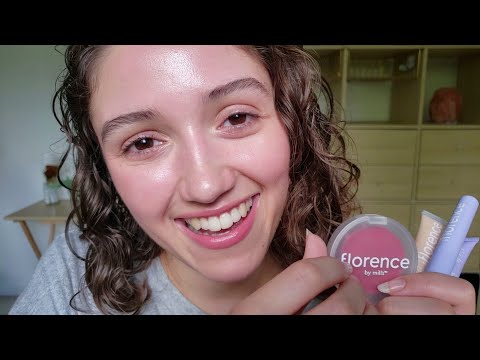 ASMR Full Face of Florence by Mills 🐳 chill makeup triggers