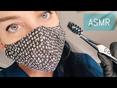 ASMR Dentist Cleans Your Yucky Mouth | actual camera touching