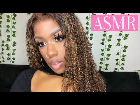 HAIR ASMR | Whispered Frontal Wig Install | Girls Glow Review✨