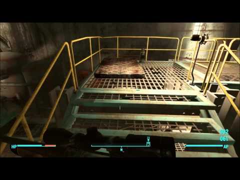 Hilarious *Fallout 4* Glitch : Preston Garvey works on his Core