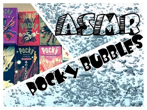 ASMR relaxing "Pocky" BUBBLES / BULLES relaxantes