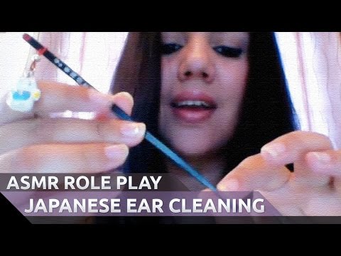ASMR  Role Play: Japanese Ear Cleaning Binaural 3D