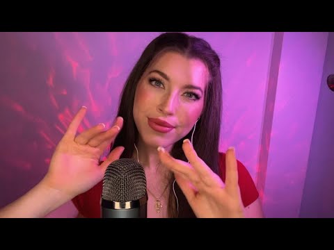 ASMR Love Affirmations For Self Love & Relationships| Tapping, Scratching & Tracing Themed Objects ♡