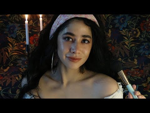 [ASMR] Esmeralda Does Your Makeup (French accent) ~