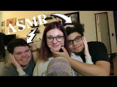 ASMR | My Brother & My Boyfriend Do ASMR 🤗 | Tapping, Crinkling, Whispering, etc.