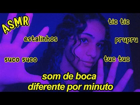 asmr, porém a cada minuto eu faço um som de boca diferente 😼