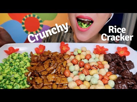 ASMR JAPANESE CRUNCHY SNACK, RICE CRACKER EATING SOUND | 바삭바삭 일본과자 먹방 |CURIE.ASMR