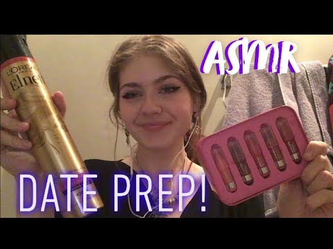 (ASMR) Best Friend Prepares you for a Date!! (Fast and Aggressive, up close personal attention)