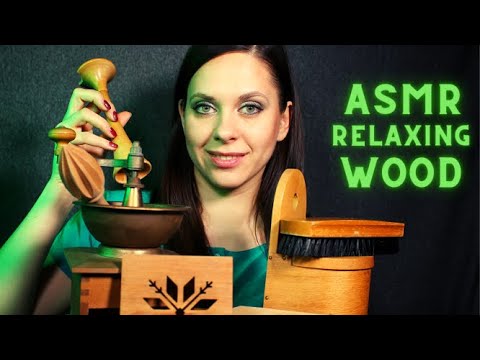 ASMR | Relaxing wood sounds | Game | Do you know these objects?