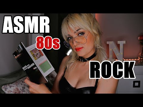 ASMR MUSICA ROCK DE LOS 80  LECTURA