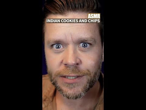 ASMR| Snack NIRVANA - UNREAL Indian Cookies and Chips #asmr #asmrjeremiah #snacks #shorts #cookies