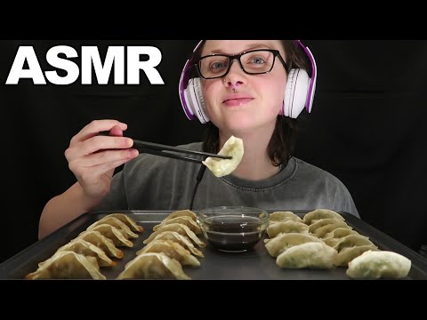 ASMR Pork & Prawn Dumplings [Eating Sounds- No Talking]