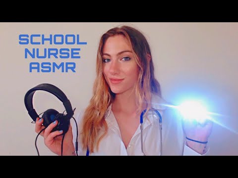 ASMR School Nurse Examines you 🩺