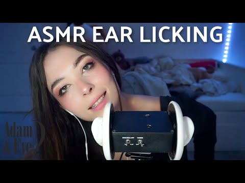 |ASMR| EAR LICKING OIL MASSAGE WITH CANDLES *paid sponsorship by Adam and Eve*