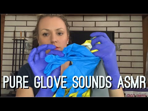 ASMR FAST GLOVE SOUNDS 👋 Yellow Rubber Gloves | Latex Gloves | Squeaky Gloves ASMR | Spoken ASMR