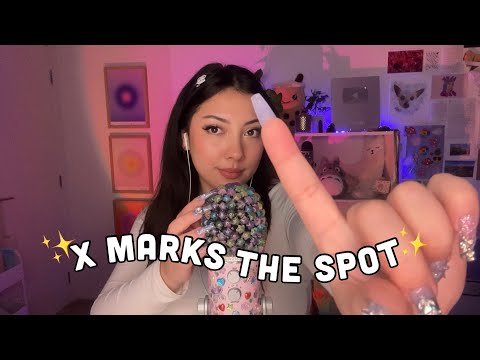 ASMR X Marks The Spot ✨ (spiders crawling up your back) on different mic covers 💞