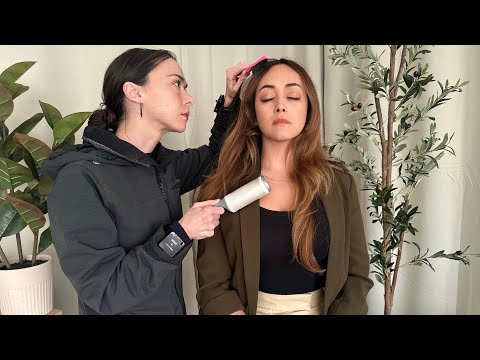ASMR Perfectionist Photoshoot Grooming | Hair, Makeup, Clothes, Fixing, Finishing Touches @ivybasmr