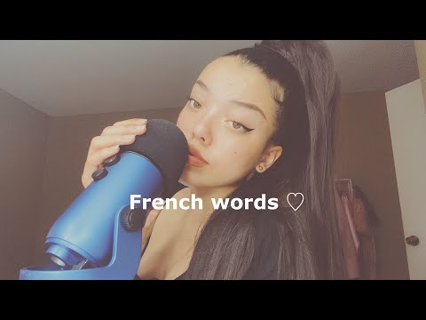 ASMR// ♡ French words ♡