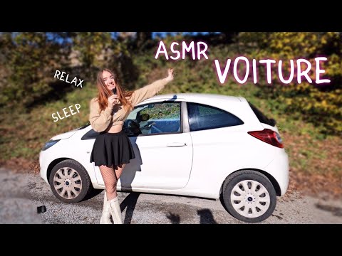 ASMR dans ma VOITURE 🚗 CAR TAPPING ✨