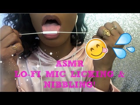 ASMR | MIC LICKING & NIBBLING | LO-FI MOUTH SOUNDS *INTENSE TINGLES FOR SLEEP*