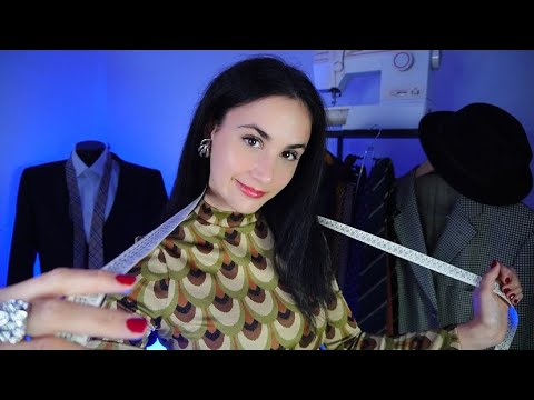 Sarta FISSATA con te 🪡 | ASMR ITA | Roleplay Suit Fitting • personal attention • fabric sounds