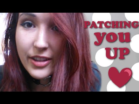 ASMR - CARING FRIEND ROLEPLAY ~ Patching You Up After A Fall ~