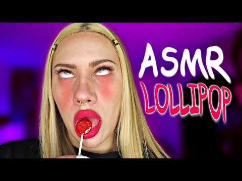 ASMR Lollipop Lickin, slowly and intensively Mouth Sounds (No Talking)