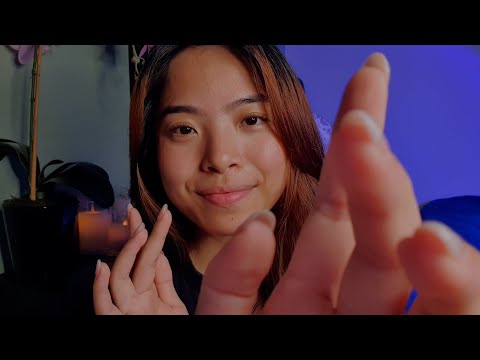 ASMR Your Favourite Visual Triggers 💝 Face Touching/Tracing, Hand Movements + Whispering Your Name 💌