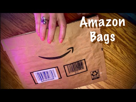 ASMR Request (No talking) Paper only/Amazon Bags/Recycled paper crinkles/Soft-spoken tomorrow.