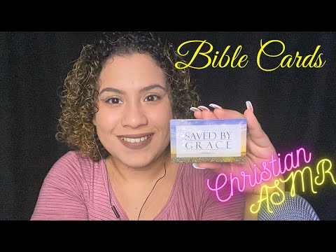 ✨Christian ASMR✨ Reading Bible Cards to Edify your Spirit with Prayer and Triggers ✨