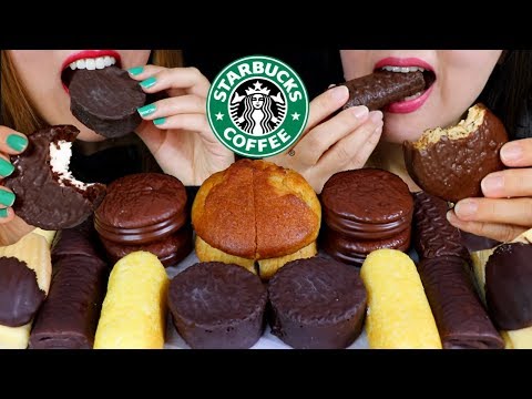 ASMR CHOCOLATE CAKES, HOSTESS TWINKIES, CHOCO PIE, MILKA ROLL CAKE 초콜릿 케이크 먹방 ケーキ केक | Kim&Liz ASMR